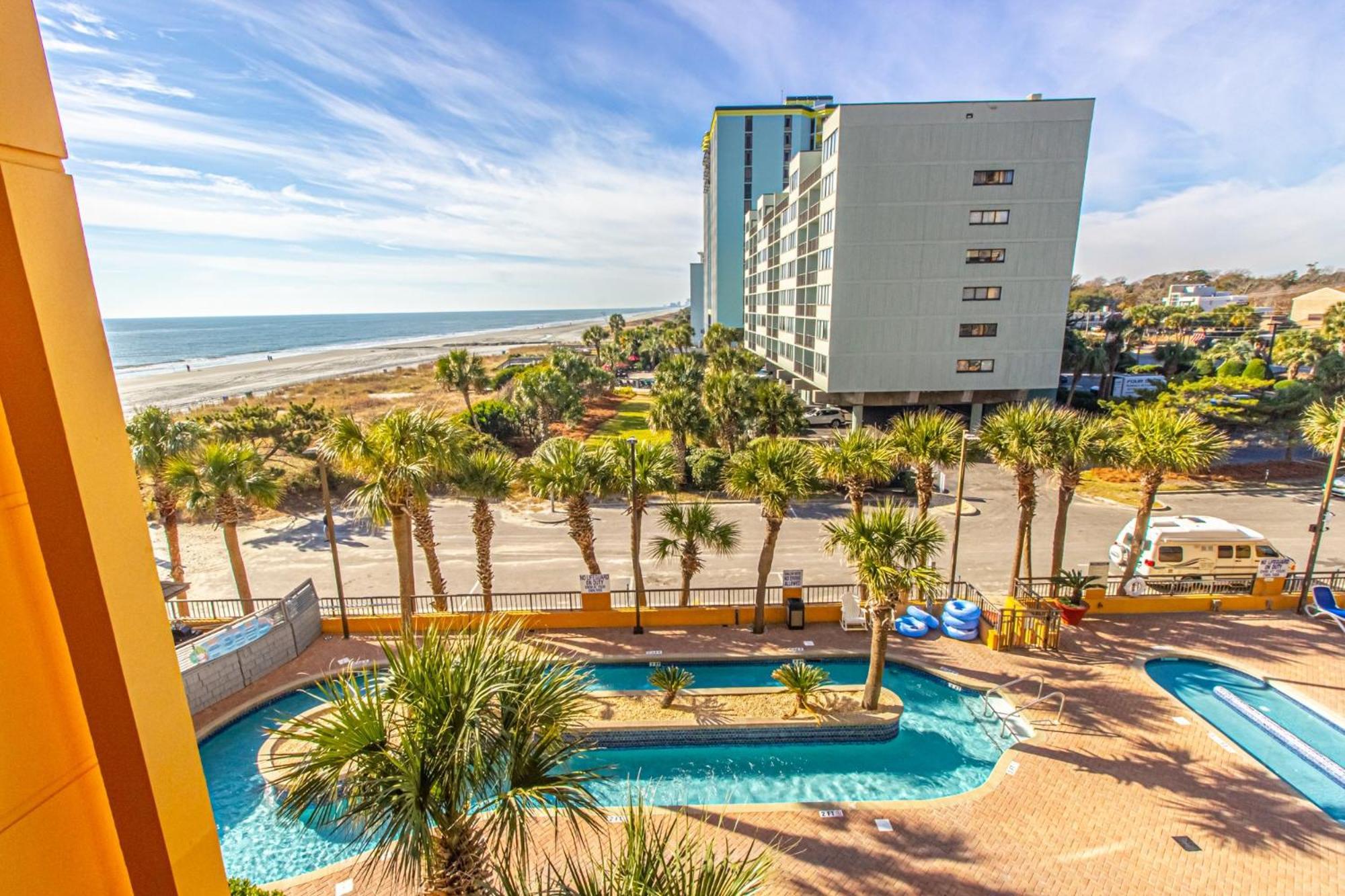 Oversized Ocean View Queen Suite With Beautiful Fireplace And Accents - Sleeps 4 Guests! Myrtle Beach Pokój zdjęcie