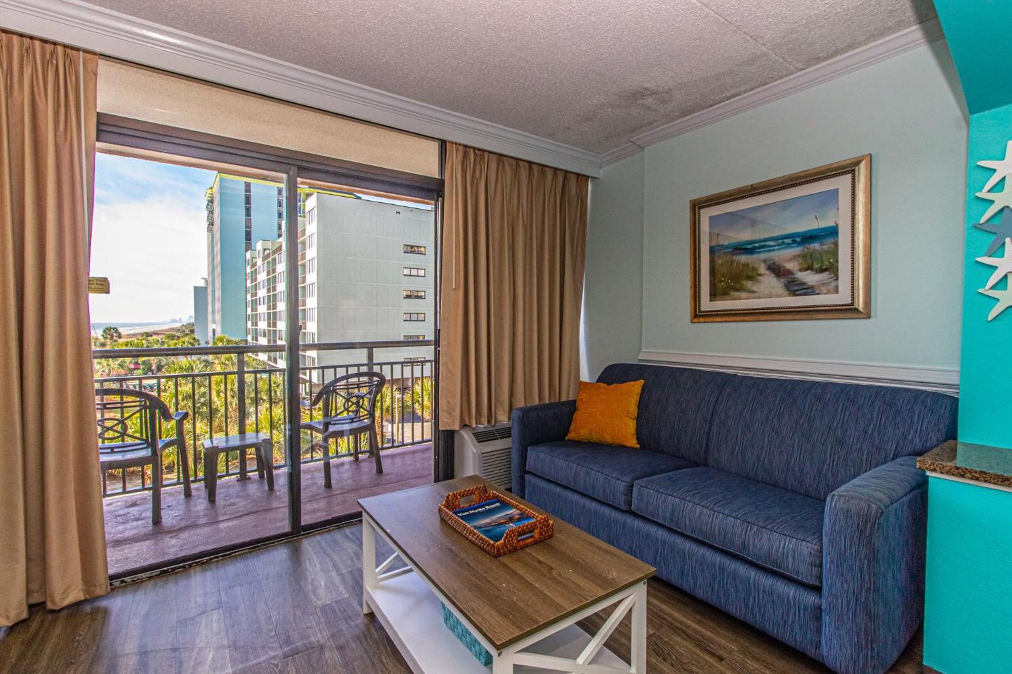 Oversized Ocean View Queen Suite With Beautiful Fireplace And Accents - Sleeps 4 Guests! Myrtle Beach Pokój zdjęcie