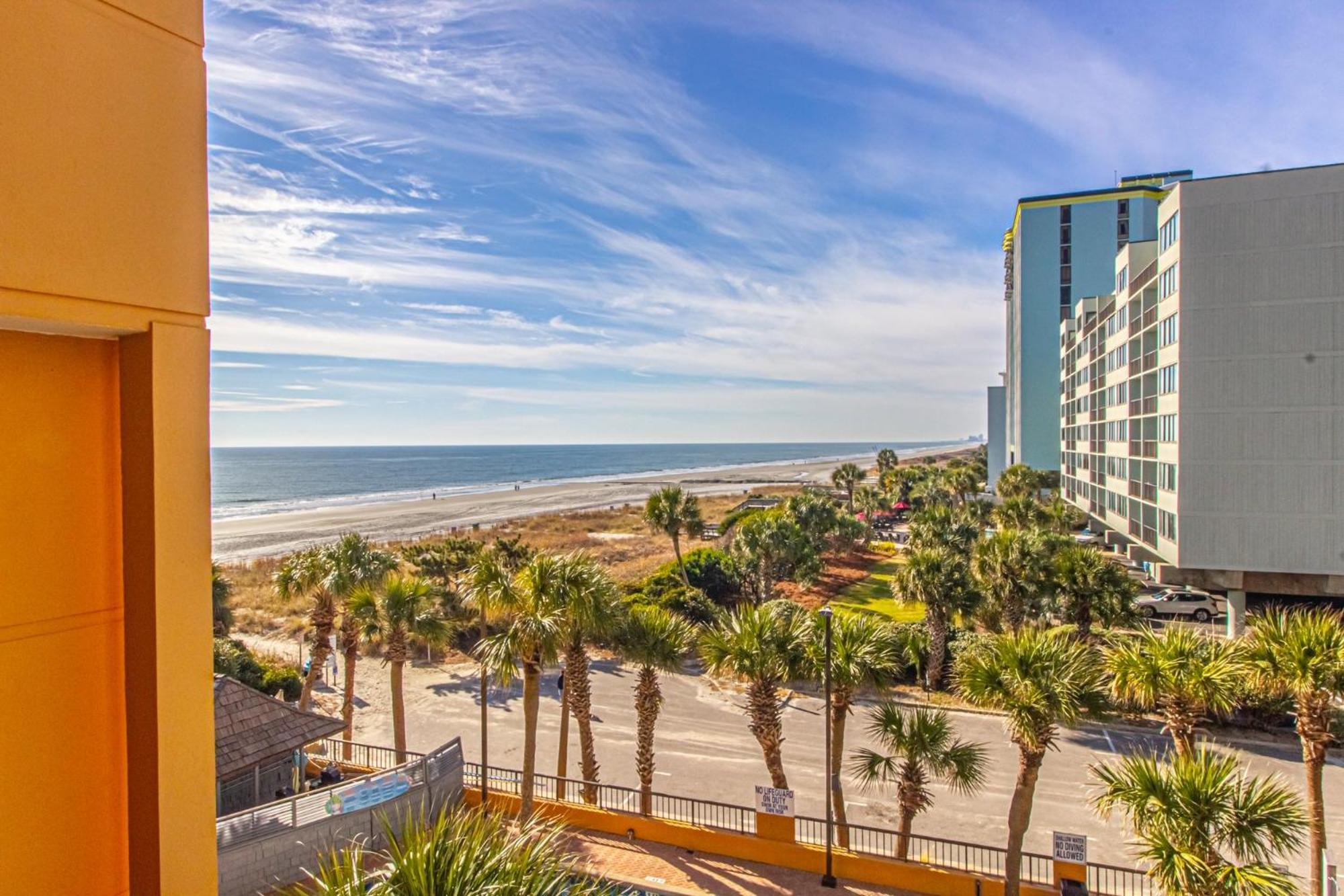 Oversized Ocean View Queen Suite With Beautiful Fireplace And Accents - Sleeps 4 Guests! Myrtle Beach Pokój zdjęcie