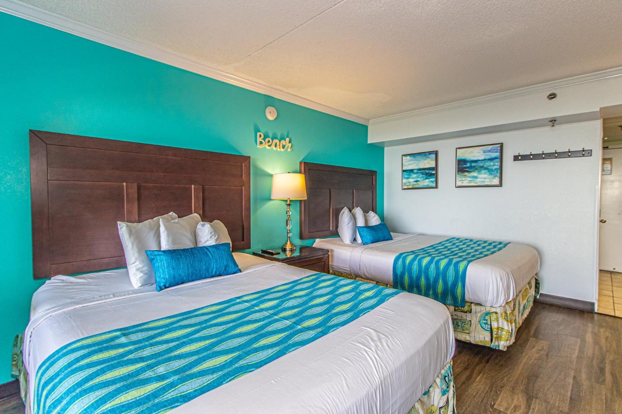 Oversized Ocean View Queen Suite With Beautiful Fireplace And Accents - Sleeps 4 Guests! Myrtle Beach Pokój zdjęcie