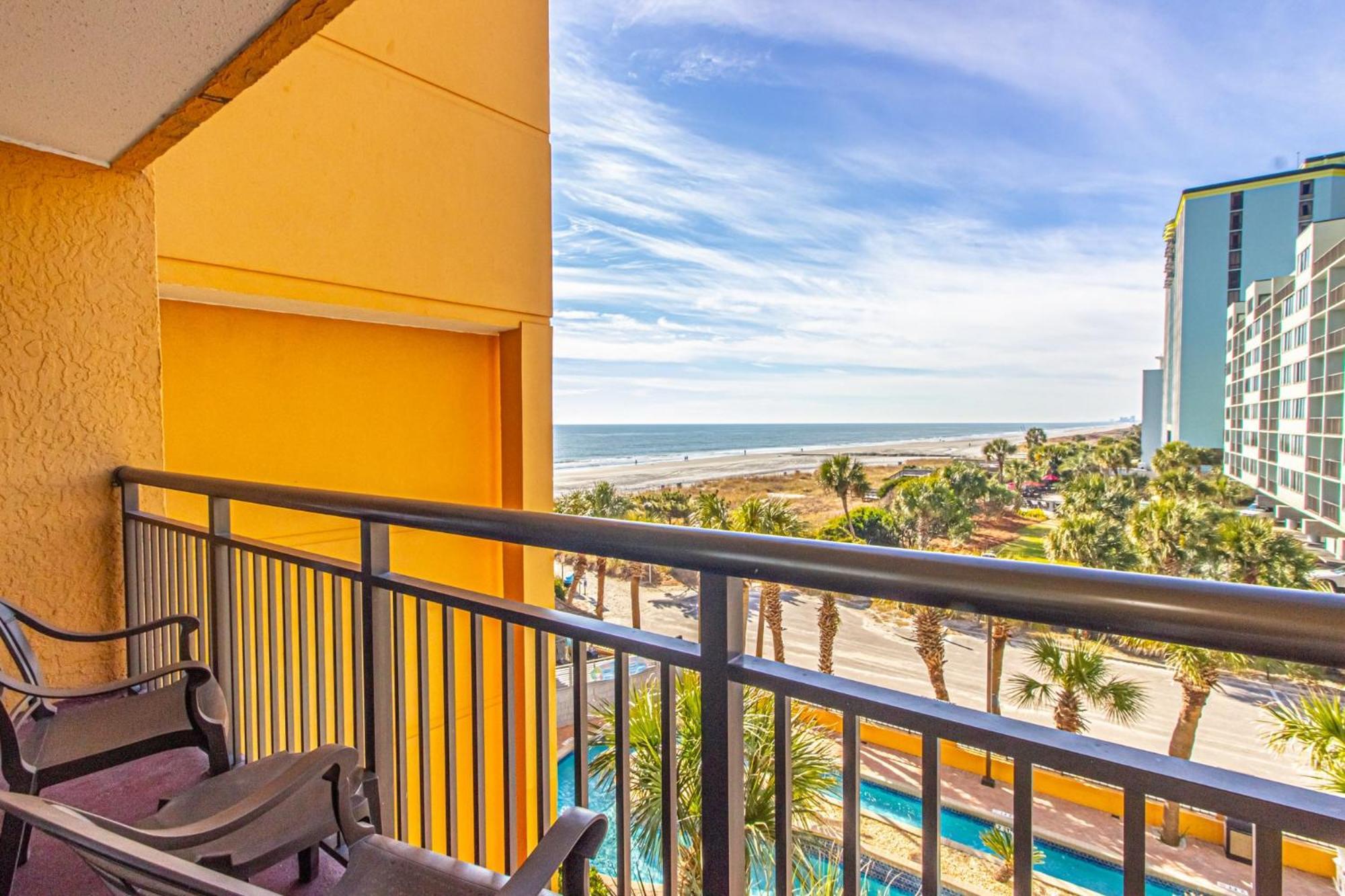 Oversized Ocean View Queen Suite With Beautiful Fireplace And Accents - Sleeps 4 Guests! Myrtle Beach Pokój zdjęcie